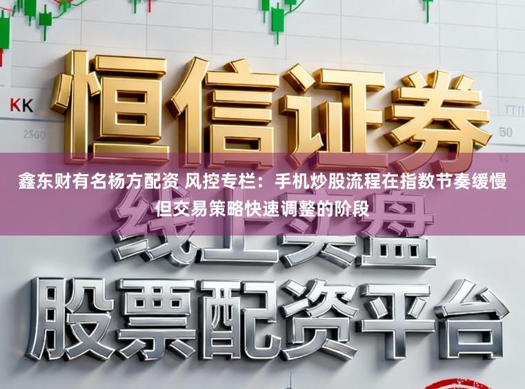 鑫东财有名杨方配资 风控专栏：手机炒股流程在指数节奏缓慢但交易策略快速调整的阶段